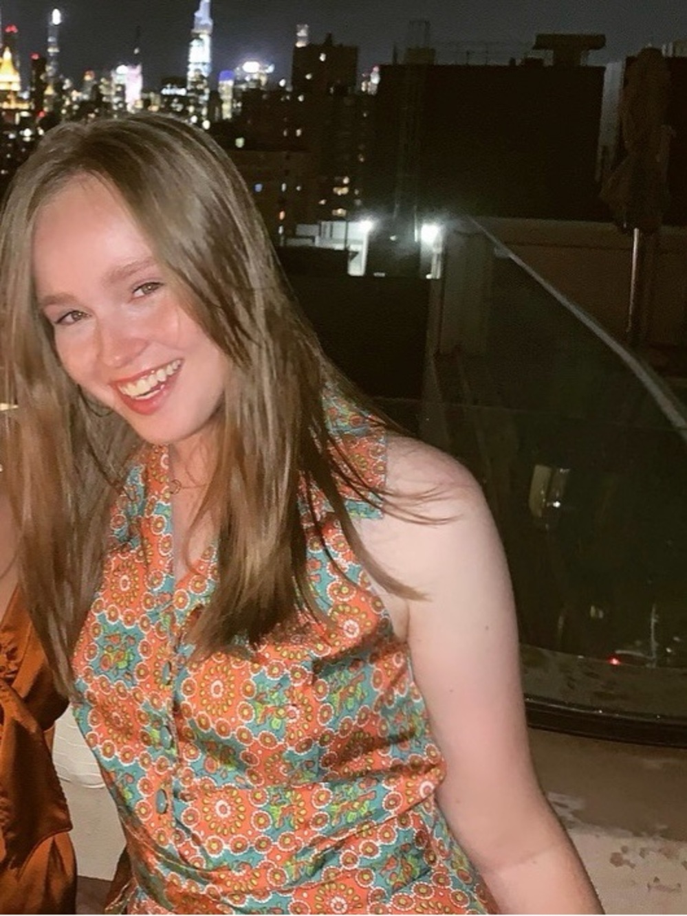 leifsdottir Coral & Teal Paisley Sleeveless Dress